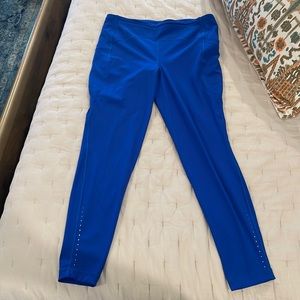 Lululemon cobalt blue full length leggings. Size 12